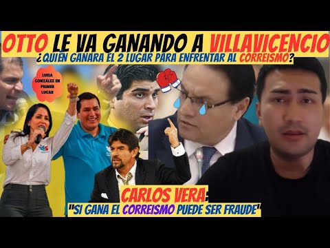 LUISA GONZÁLEZ la favorita para ser Presidenta | Villavicencio “pierde” el segundo puesto con Otto