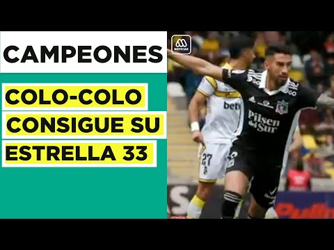 Colo-colo es el nuevo campeón del fútbol chileno: Los albos se quedan con el torneo tras 5 años