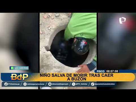 OFF Niño cae en profundo pozo en Pisco