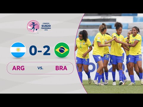 ARGENTINA vs. BRASIL [0-2] | RESUMEN | CONMEBOL SUB20 FEM | FASE FINAL