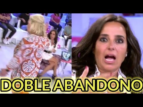 DOBLE ABANDONO de Carmen Borrego por DISCUTIR con Carmen Alcayde en Sálvame