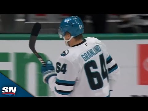 Sharks Mikael Granlund Fends Off Backcheck For Tough Short-Handed Goal