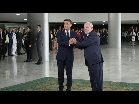 Brazilian president Lula receives his French counterpart in Brasilia | AFP