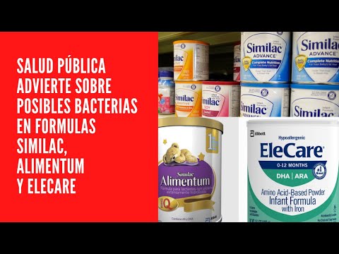 SALUD PÚBLICA ADVIERTE SOBRE POSIBLES BACTERIAS EN FORMULAS SIMILAC, ALIMENTUM Y ELECARE