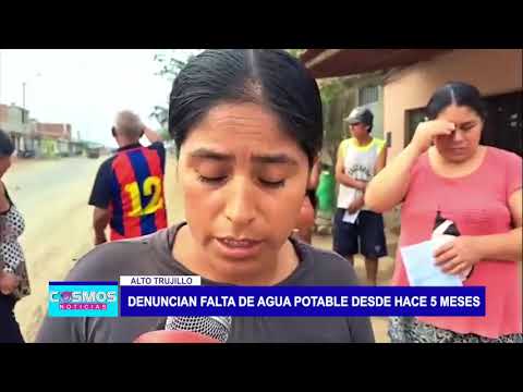 Alto Trujillo: Denuncian falta de agua potable desde hace 5 meses