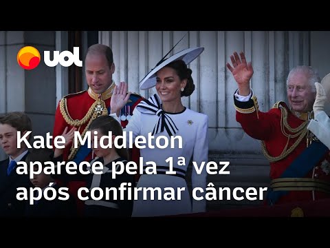 Kate Middleton faz primeira aparição pública oficial após confirmar câncer