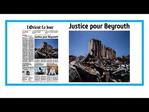 Commémoration des explosions du port de Beyrouth:Justice pour Beyrouth • FRANCE 24