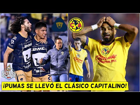 AMÉRICA cae ante PUMAS y está FUERA de zona de PLAY IN. HENRY MARTIN fue SUPLENTE | Futbol Picante