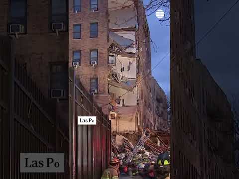 Un edificio colapsa en pleno #Bronx de #NuevaYork
