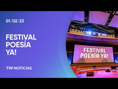 Lanzaron el Festival Internacional Poesía Ya!