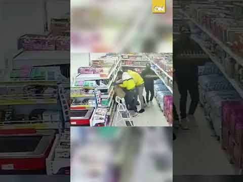 Ladrones roban supermercados como hienas: los saquean frente a impotentes empleados #ON