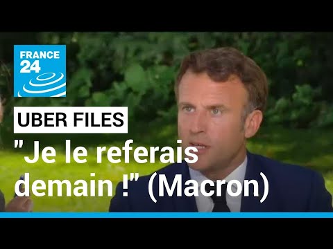 Uber Files : Je le referais demain ! (Emmanuel Macron) • FRANCE 24