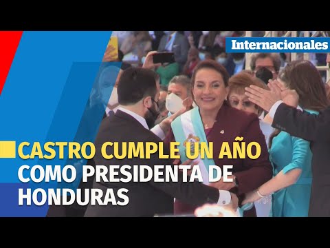 Castro cumple un año como presidenta de Honduras entre logros y críticas