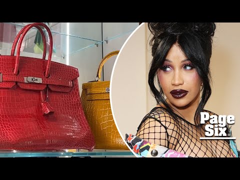 Cardi B shows off her insane Hermès bag collection worth upwards of $2 million