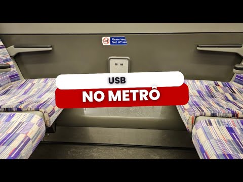 NOVOS TRENS DO METRÔ DE SP TERÃO PORTAS USB