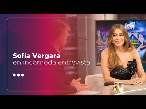 Sofía Vergara en entrevista con Pablo Motos