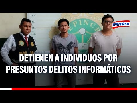 Iquitos: Agentes de la PNP detuvieron a individuos por presuntos delitos informáticos