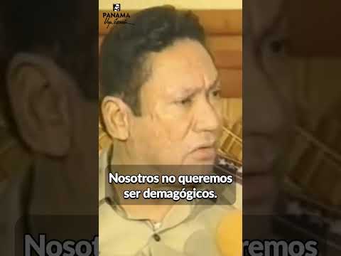 Manuel Antonio Noriega sobre la muerte de Omar Torrijos