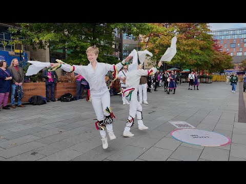 Outside Capering Crew at The Morris Federation Day of Dance, Sheffield 2025