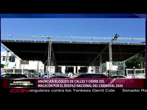 Anuncian cierre de calles por Desfile Nacional del Carnaval en el Malecón