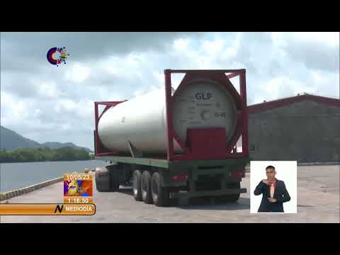 Operaciones de traslado de gas licuado a la Isla de la Juventud, Municipio Especial de Cuba
