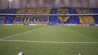 فيديو : تيفو جماهير النصر – النصر و بونيودكور الاوزبكي