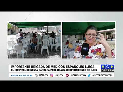 Brigada de médicos españoles beneficia a pobladores de Santa Bárbara
