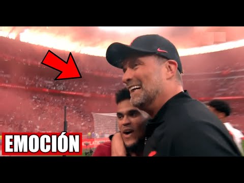 Asi CELEBRÓ KLOPP con LUIS DÍAZ | REACCIÓN del GUAJIRO