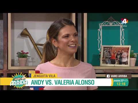 Vamo Arriba - Valeria Alonso vs Andy en el Jenga Vila