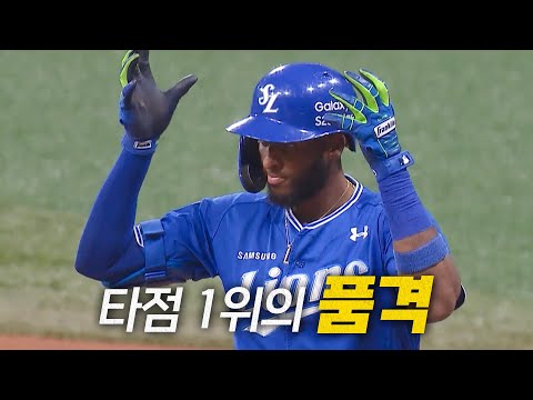 [삼성 vs 키움] 리그 타점 1위! 삼성 디아즈의 기술적인 타격이 만든 2타점 적시타! | 6.27 | 크보모먼트 BY 삼진제약 | 야구 하이라이트