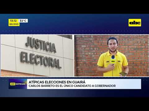 Atípicas elecciones en Guairá