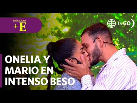 Onelia Molina y Mario Irivarren opinan de su beso apasionado | Más Espectáculos (HOY)