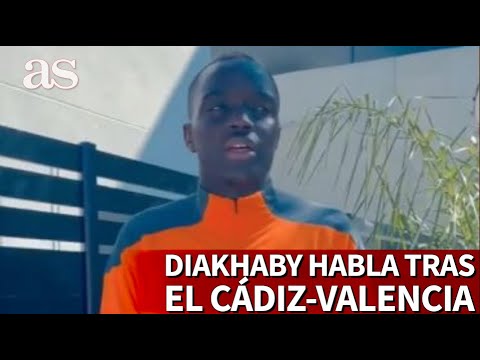 Diakhaby habla del incidente con Cala en el Cádiz-Valencia | Diario As