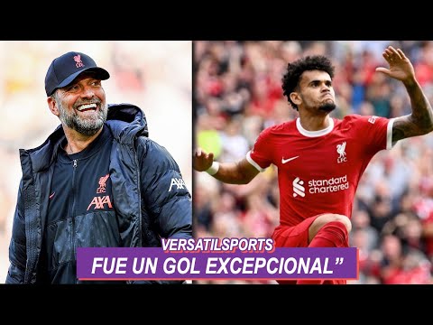 JURGEN KLOPP REACCIONA a GOL de LUIS DIAZ LIVERPOOL vs BOURNEMOUTH