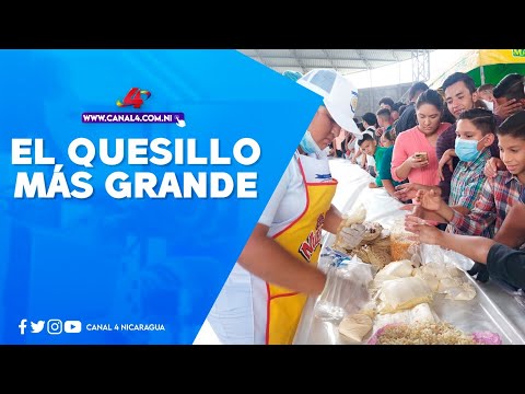 Exitosa feria del quesillo más grande y sabroso de Nicaragua en Santo Tomás, Chontales