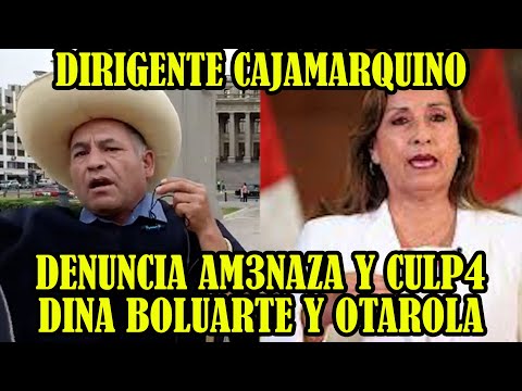 PRONUNCIAMIENTO DE LIDER CAJAMARQUINO DESDE EL PALACIO JUSTICIA DE LA CAPITAL PERUANA..