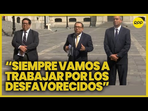 Perú en crisis: Pronunciamiento del poder Ejecutivo desde Palacio de Gobierno