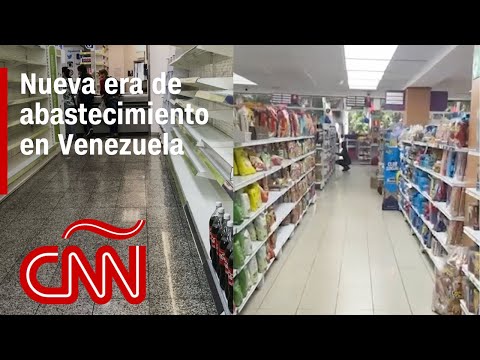 Nueva era de abastecimiento en Venezuela: los anaqueles de los supermercados están llenos