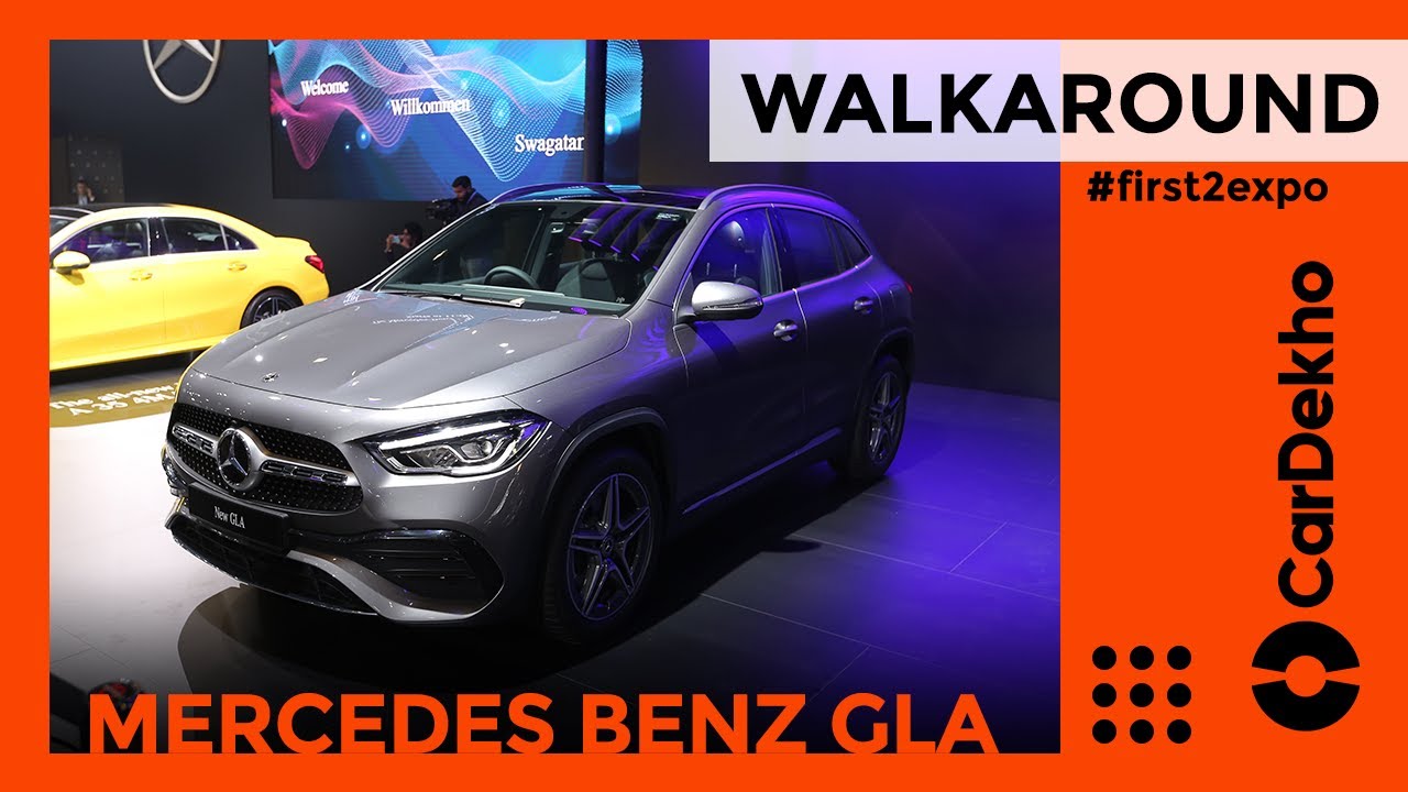 Mercedes-Benz GLA 2020 Walkaround At Auto Expo 2020 | CarDekho.com