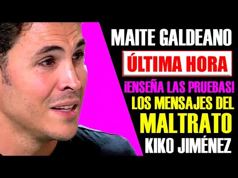 ESCÁNDALO!! MAITE GALDEANO ENSEÑA LAS PRUEBAS DEL MALTRATO DE KIKO JIMÉNEZ. SOFÍA SUESCUN KO.