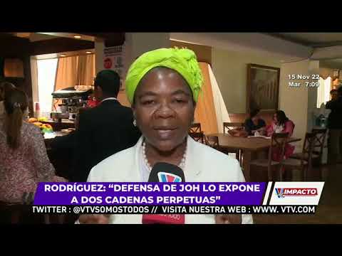 Rodríguez: “Defensa de JOH lo expone a dos cadenas perpetuas”