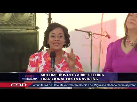 Multimedios del caribe celebra tradicional fiesta navideña