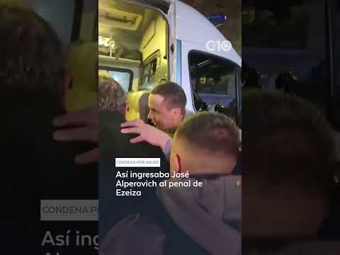 Alperovichl: traslado e ingreso al penal de Ezeiza