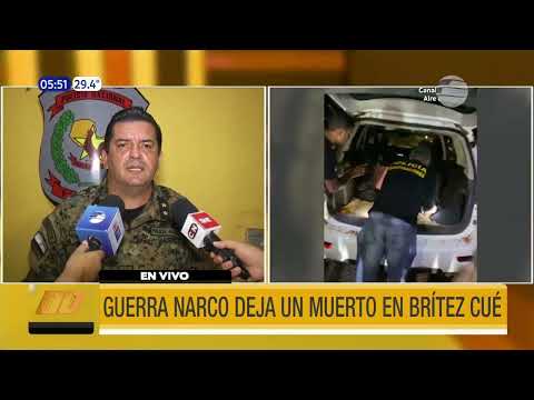 Guerra narco deja un muerto en Brítez Cué