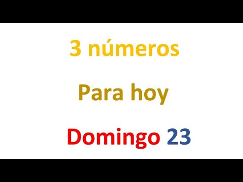 3 números para el Domingo 23 de FEBRERO, EL CAMPEÓN DE LOS NÚMEROS