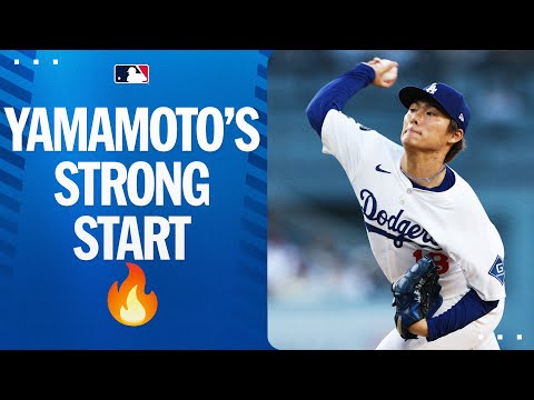 Yoshinobu Yamamoto strikes out 8 over 7 STRONG innings | 山本由伸 の圧巻パフォーマンス