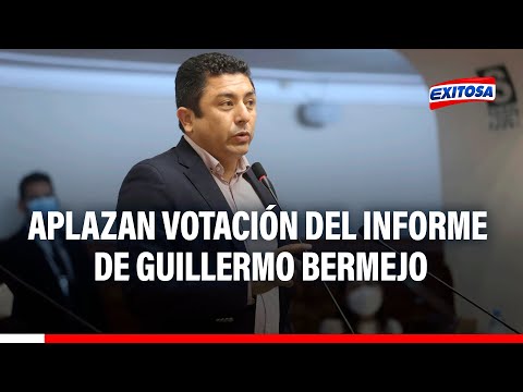 Comisión de Ética aplaza votación del informe de Guillermo Bermejo