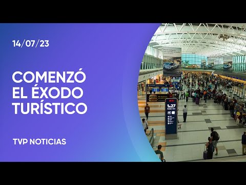 Éxodo turístico: arrancan las vacaciones de invierno y explotan Retiro y Aeroparque