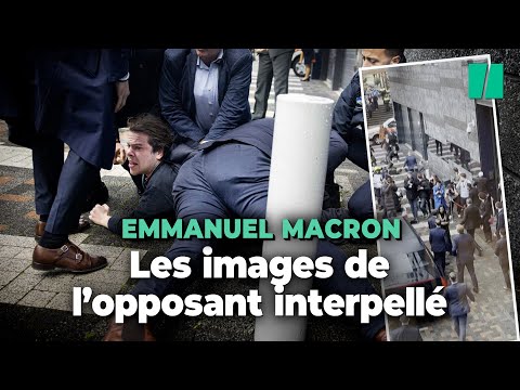 Aux Pays-Bas, cet opposant à Emmanuel Macron violemment plaqué au sol