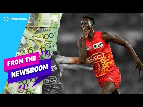 Mac Andrews signs largest AFL contract ever | Top Stories | From the Newsroom